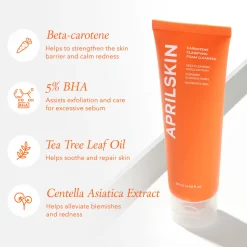 [APRILSKIN] Carrotene Clarifying Foam Cleanser