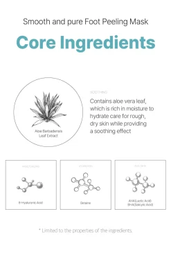 [Ariul] Smooth & Pure Foot Peeling Mask Soothing (2 Pairs)