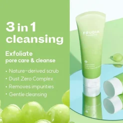 [Frudia] Green Grape Pore Control Scrub Cleansing Foam
