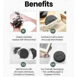 [Kundal] Mineral Mud Deep Cleansing Shampoo Bar French Lavender
