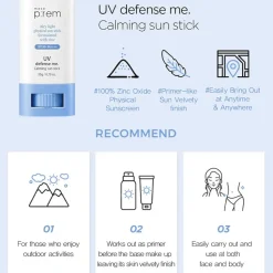 [Make P:rem] UV Defense Me Calming Sun Stick (EXP. 15.4.2026)