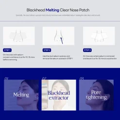 [Mediheal] Blackhead Melting Clear Nose Patch (4pcs)