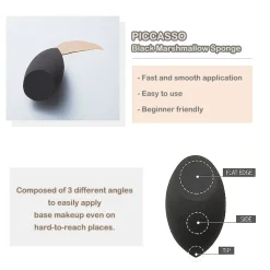 [PICCASSO] Black Marshmallow Makeup Sponge
