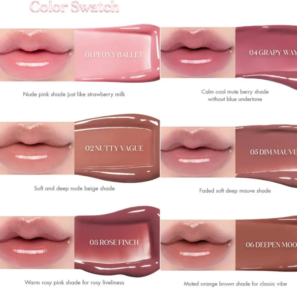 [rom&nd] Glasting Color Gloss