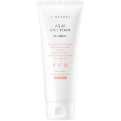 [S.NATURE] Aqua Rice Foam Cleanser