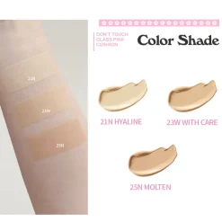 [Unleashia] Don't Touch Glass Pink Cushion