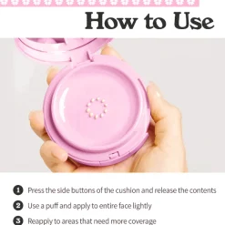 [Unleashia] Don't Touch Glass Pink Cushion