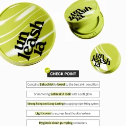 [Unleashia] Satin Wear Healthy-Green Cushion