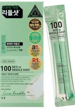 [VT Cosmetics] Reti-A Reedle Shot 100 Stick Pouch (10pcs)